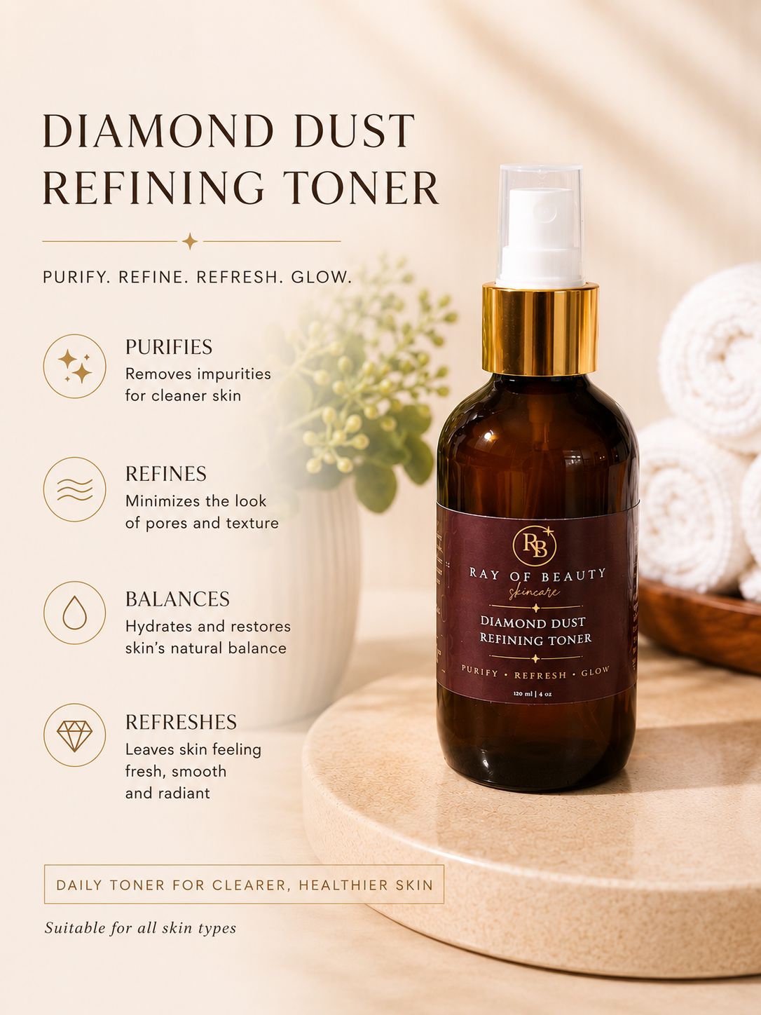 Diamond Dust Refining Toner