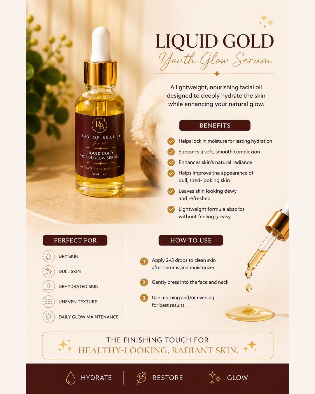 Liquid Gold Youth Serum