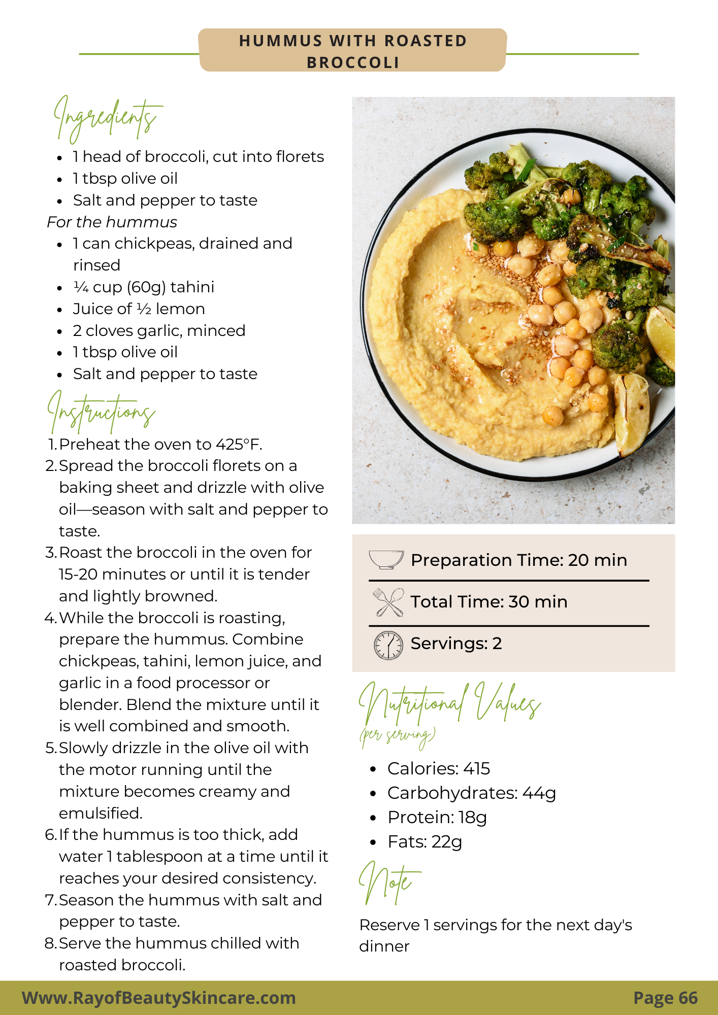 Clean Eating For Clear Skin - EBOOK